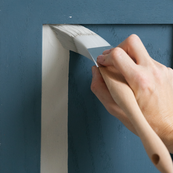 triangle cutting into a furniture corner