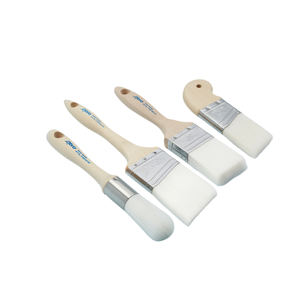Furniture Paintbrush Kit - 4-Brush Set for All Furniture Projects