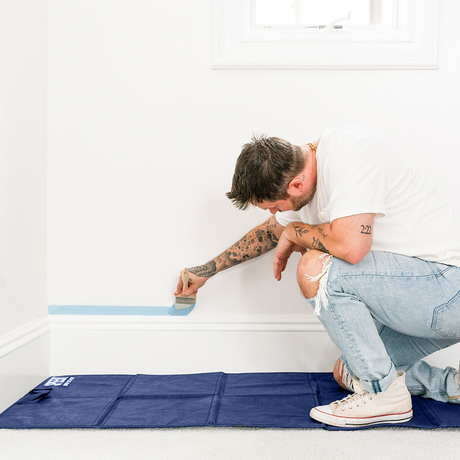 Speed Drop - The Smarter Drop Cloth: Protect floors, wipe away spills, and pack up in seconds.