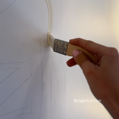 Load image into Gallery viewer, Palm Artist - 1” Flat Paintbrush
