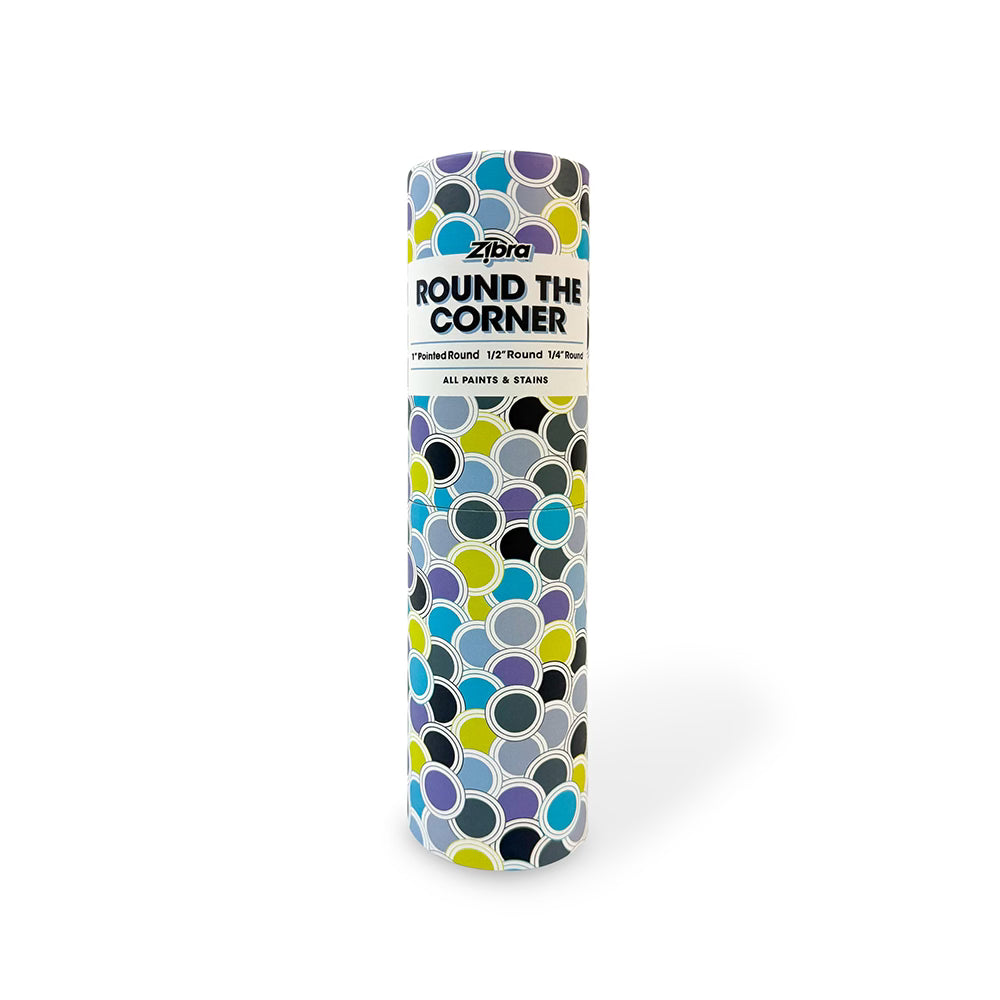 Round the Corner Trio - Round 3 piece paint brush set