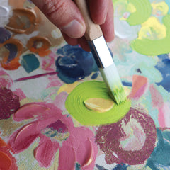 Load image into Gallery viewer, Artist Brush Set of 3 - 1/4&quot; Square Brushes
