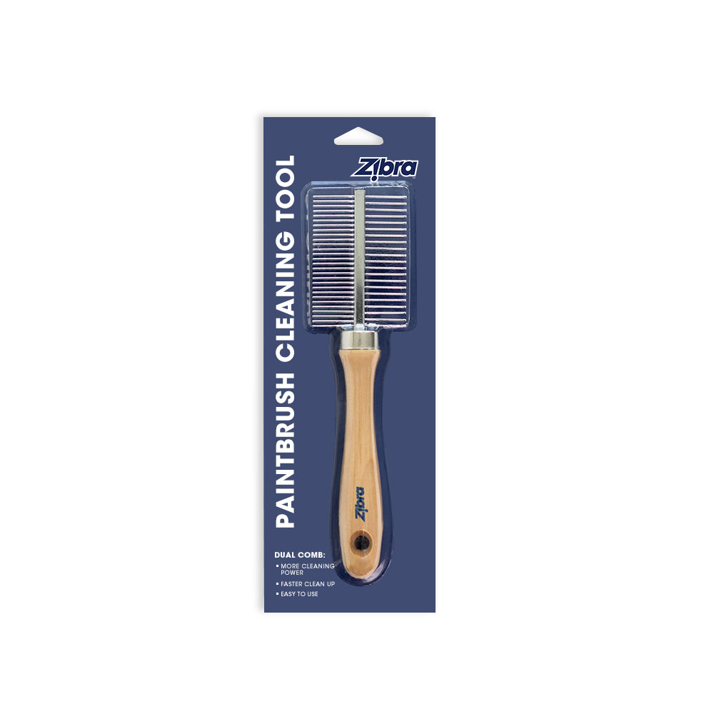 Paintbrush Cleaning Tool | Paint Brush Comb | Zibra