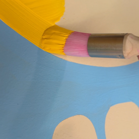 Round the Corner Trio - Round 3 piece paint brush set