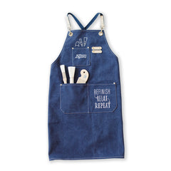 Load image into Gallery viewer, Refinish, Relax, Repeat Canvas Apron
