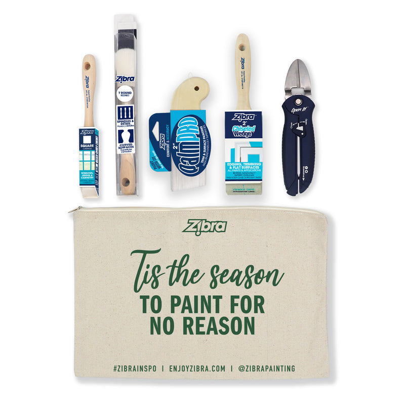Best of Zibra Paintbrush Kit + Open it - 5 piece