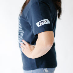 Load image into Gallery viewer, Paint More, Stress Less - Navy Tee
